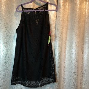 Lace Tank A-Line Dress